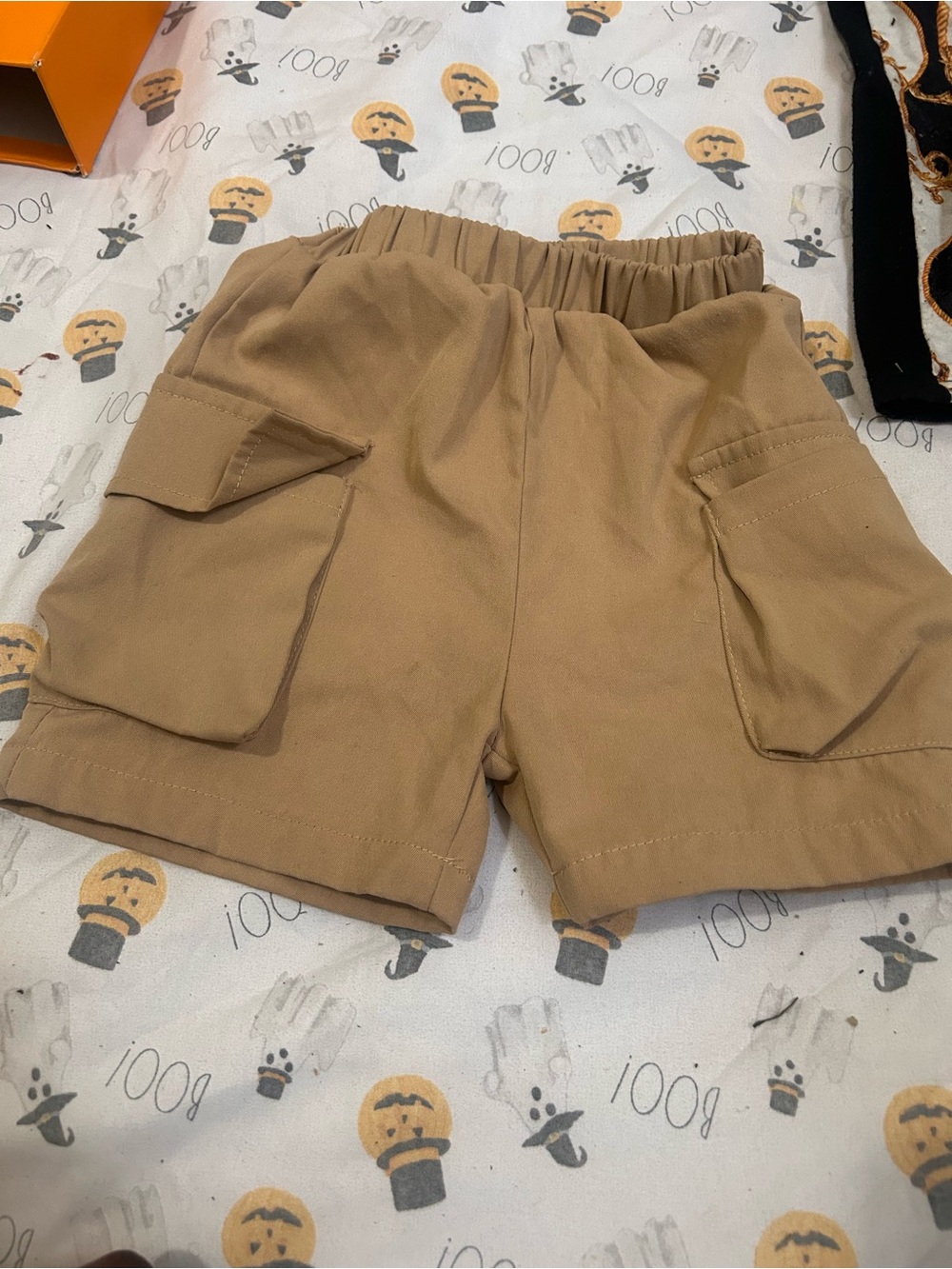 Othr Tan Cargo Shorts for Kids